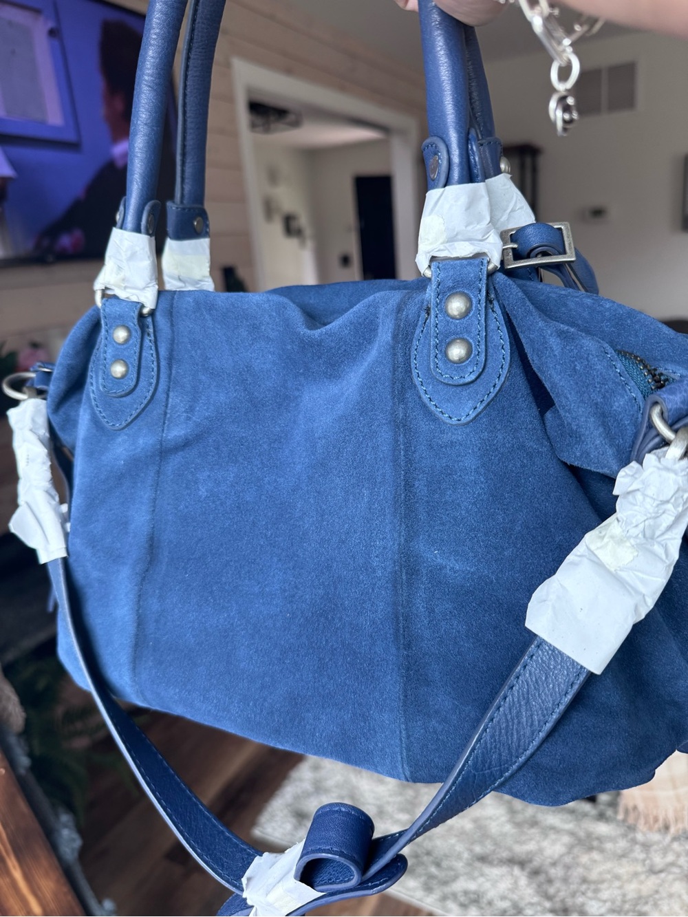 NEW Free People Baby Emerson - New Color - Gorgeous “Navy” Suede - Picture 6 of 7
